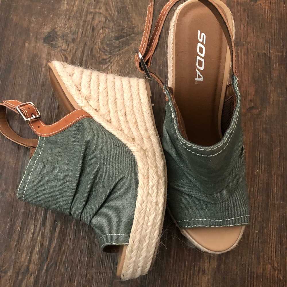 Wedges •worn once